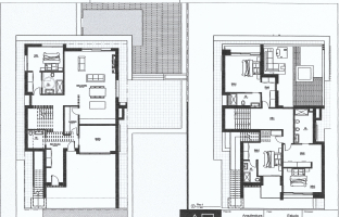 Indeling woning met verdieping