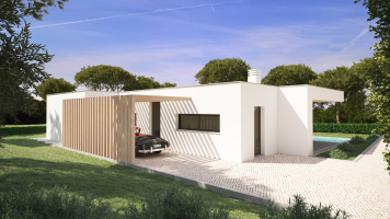  Bouwgrond met goedgekeurd project voor 4 huizen, Serra do Bouro