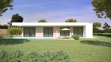  Bouwgrond met goedgekeurd project voor 4 huizen, Serra do Bouro